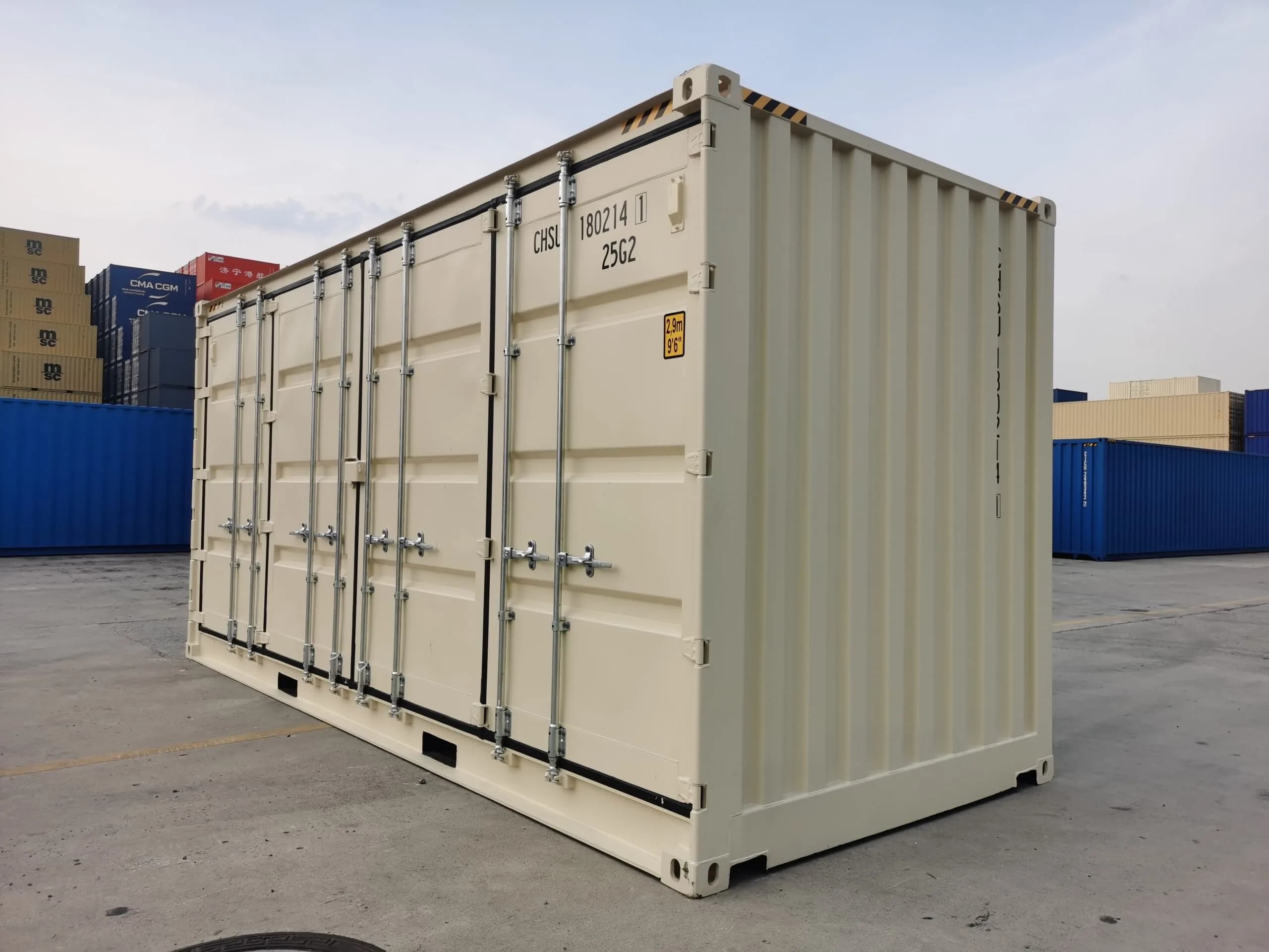 20ft High Cube Open Side Shipping Container