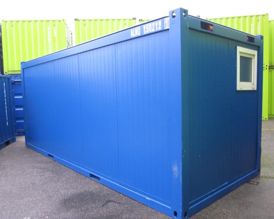 Used 20-FT Blue Office Container