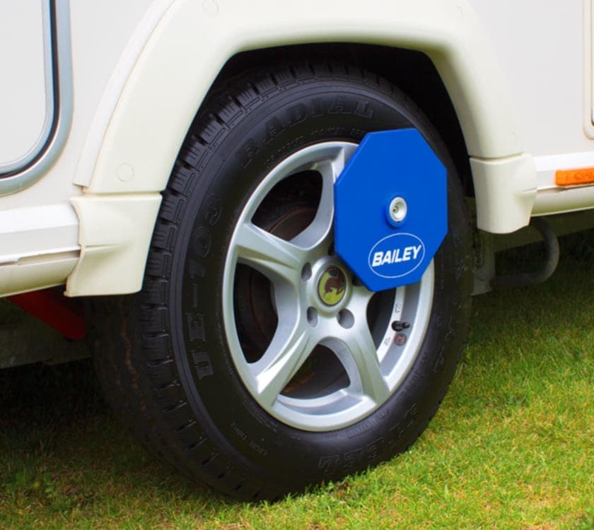Bailey Excalibur Caravan Wheel Lock